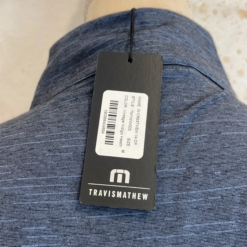 Ladies Travis Mathew 1/4 zip pullover - Picture 3 of 5